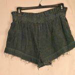Urban Outfitters Women's Shorts Small Green Corduroy High Rise Elastic Waist Fra Photo 0