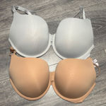Victoria's Secret  Perfect Shape Neutral Bra Set 34DD Light Grey Nude 328 Photo 0
