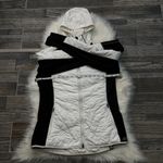 New Balance  Women’s Polartec Hooded Black and White Jacket Photo 5