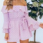 Pink Lily NWT Ruffle Romper  Photo 0