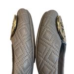 Tory Burch Quilted Minnie (Dust Storm/Gold) Flats, Sz 8.5 Photo 10