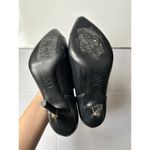 Tory Burch  Bernice Leather Pointed Toe Logo Charm High Heels Pumps Shoes Photo 5