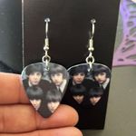 Boutique Beatles Guitar Pic Earrings Photo 0