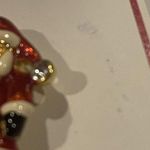 NWT Christopher Radko Santa Gold Tone Red Suit Christmas Brooch Pin Photo 3