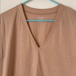 frame denim Frame Le Mid Rise V tee shirt blush tan NWT Photo 2