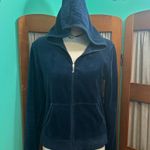 Juicy Couture  Deep Blue Velour Hoodie Photo 0