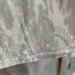 J. Jill Linen Artsy Poncho‎ One Size Coastal Clean Girl Beachy Boho Fringe Gray Photo 6