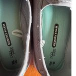 Cool Wave Memory Foam Slip On Comfort Walking Shoes Gray‎ Women's Size 8W Gray Photo 5