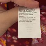 Joan Rivers  burgundy floral button down shirt size 2X Photo 2