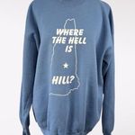 Hanes Vintage  Comfortblend Blue Graphic Sweatshirt Long Sleeve Large Photo 0