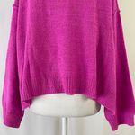 Lumière New Boxy Pocket Pullover Sweater Pink Photo 12