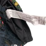 ZARA Romantic  Black Floral Embroidered Lace Bell Sleeve Dress Size Small Boho Photo 7