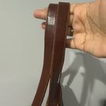 Salvatore Ferragamo ‎ Brown Gancini Shoulder Bag Leather Authentic Photo 4