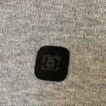 DC Gray with Green/Black Stripes Crew Neck Sweater Size Small Photo 5