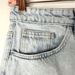 ZARA Skirt Womens Large Denim Midi Light Wash Slit🩵 Photo 8