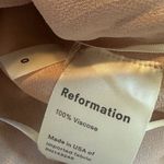 Reformation  Cordelia Floral Print Dress Midi Length Slit Off-Shoulder Size 0 Photo 11