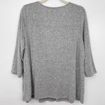 Kim And Cami New  Square Neck Babydoll Soft Knit Sweater Heather Grey Photo 13