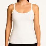 SHAPERMINT Essentials Empetua Scoop Neck Cami White Size M Photo 0