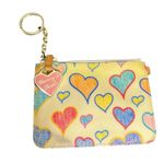 Dooney & Bourke Y2K  Clutch Change Purse Heart Key‎ Chain & Hang Tag Photo 0