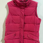 Talbots  Pink Puffer Vest Petite Size Medium NWOT Photo 0