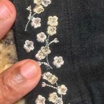 Christopher & Banks Christopher‎ Banks Small Black Linen Blend Button Sleeveless Midi Floral Dress Photo 6