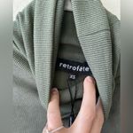 NWT RETROFETE Desreen Asymmetrical Sweater Dress in Army Green Women's Size XS Photo 9