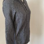 Skull Cashmere EUC  Gray Cable Knit Omega Zip Wool Sweater, S‎ Photo 7