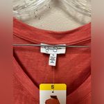 Jessica Simpson Burnt Sienna Stretch Knit Top Small NWT Photo 2