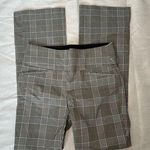 Apt. 9  Gray and Black Plaid High Waisted Dress Pants size small Photo 0