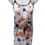 Tommy Bahama Tropical Darcy Floral Dress Sz XS Drawstring Waist Summer Casual Photo 0