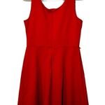 Covington Womens Sz 16 Red Sleeveless Fit And Flare Dress Sweetheart Neck Photo 5