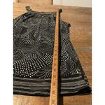 Black White Paisley Top Plus Tank 18 20 Women’s Blouse Shirt Work Office Pattern Photo 4