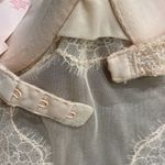 Victoria's Secret Victoria’s Secret Peach Lace Push Up Garter Corset Slip Size 34C Photo 9