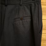 Talbots Vintage  Size Small Navy Blue High Rise Pleated Worsted Wool Dress Pants Photo 5