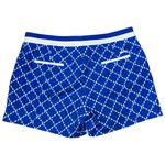 Slazenger Hydro-Dri Women's Athletic Golf Blue and White Patterned Shorts Sz 10 Photo 2