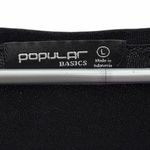 Popular Basics  Elegant Black Mini Dress Photo 10