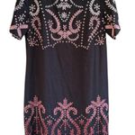 EUC Sundance Vivienne Boho Eyelet
Embroidered Shift Dress Black Size 10 Photo 0