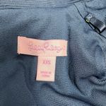 Lilly Pulitzer Callista Shift Dress in True Navy With Gold Lace Trim Size XXS Photo 9