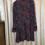 American Eagle  Maroon Paisley Long Sleeve Dress Photo 5