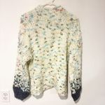Anthropologie  Size Small Multi Color Thick Knit Gaia Mock Neck Sweater Photo 5