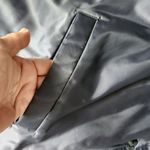 Vintage 90s Black Satin Bomber Jacket Moto Goldwing Graphic NAME Cardinal XL Photo 9