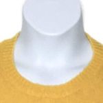 Workshop Republic Clothing Scoop Neck Mustard Yellow Knit Sweater Size XL Photo 2
