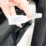 ZARA  Shimmery Velvet Long Sleeve Bodysuit M Black Photo 6