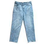Madewell x Molly Dickson Crossover Baggy Straight Jeans Clemell Wash Size 32 Photo 3
