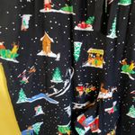 Old Navy  Festive Scene Pajama Bottoms - Black Photo 1