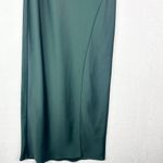 BHLDN  Dylan One Shoulder Side Slit Gown Size 2 Green Bridesmaid Wedding Guest Photo 5