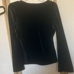 Nordstrom intimates Black Velvet V-Neck sleep Top X-Large Photo 2