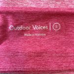 Outdoor Voices Venus Crop Top Sports Bra Color Block Size Small Workout Yoga Gym Photo 8