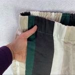 Ann Taylor Womens Shorts Linen Lightweight Striped Pull-On Multicolor High Rise Photo 4