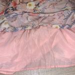 Riche Glamour pink floral ruffle side wings skirt Photo 6